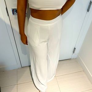 White long pants!